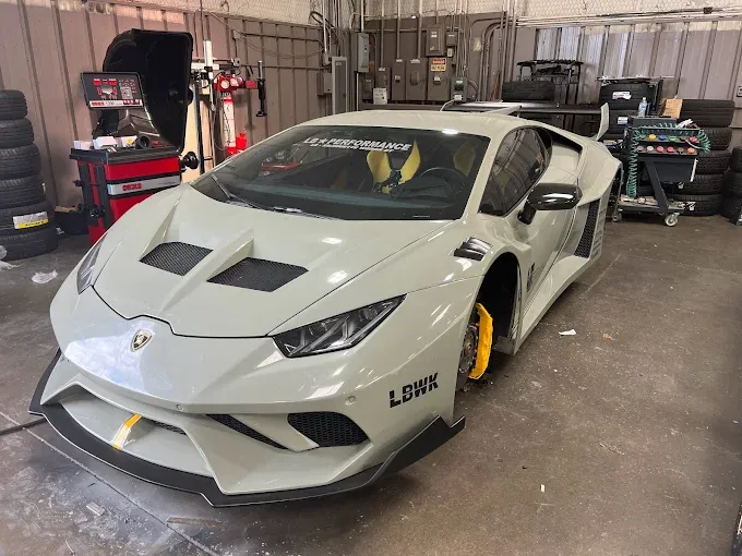 Lamborghini Huracán restored at Westway